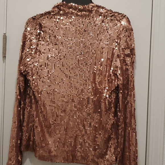 NWT Gold sequined jacket - Picture 7 of 7